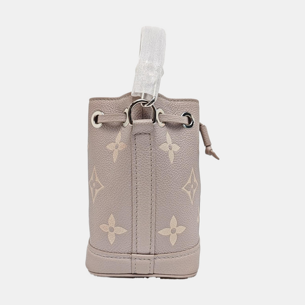 NOÉ Nano Monogram Calfskin Gray