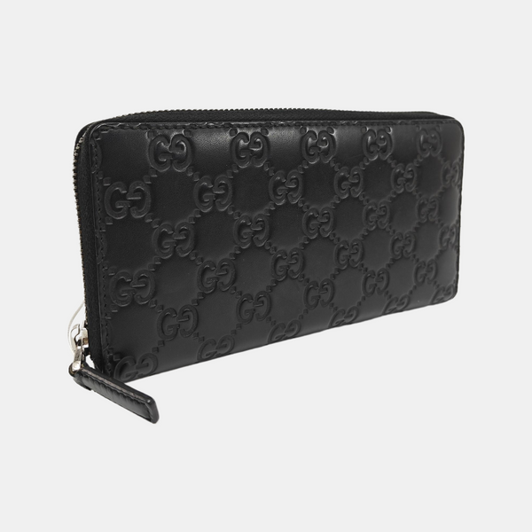 Monogram Calfskin Wallet Black