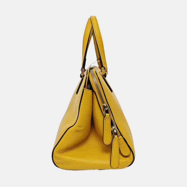 Calfskin Tote Bag Yellow