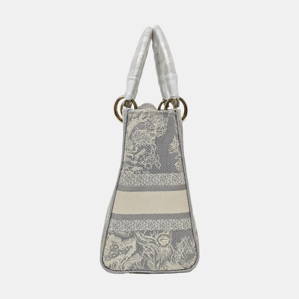 Lady D-Lite Medium Fabric Gray