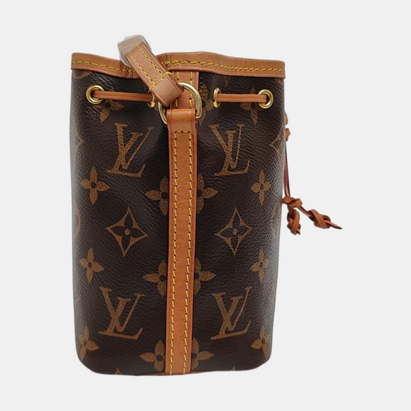 NÉONOÉ Nano Lona Revestida Monogram Marrón