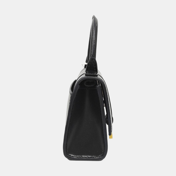 Hourglass Mini Calfskin Black