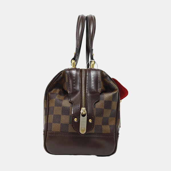KNIGHTSBRIDGE Damier Ebene Coated Canvas Brown