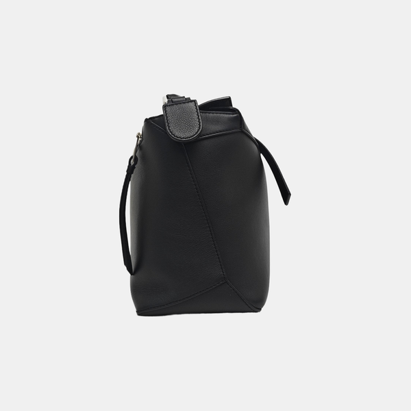 Puzzle Medium Calfskin Black