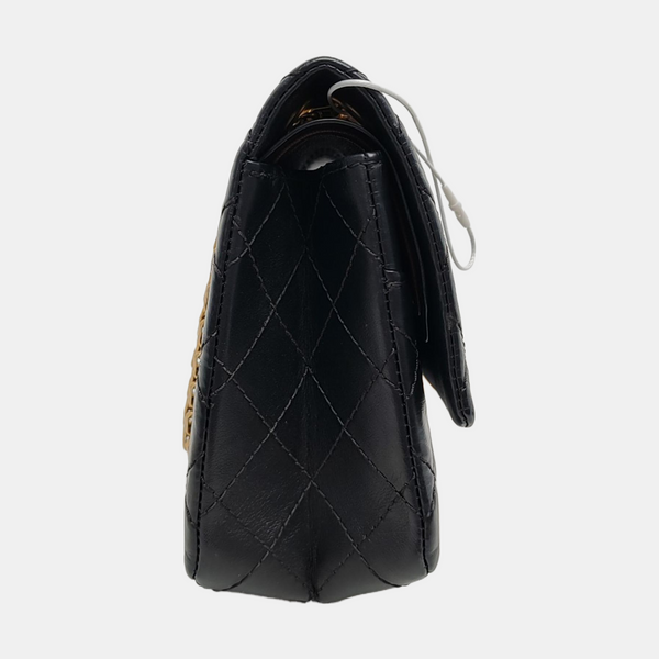 2.55 225 (small) Quilted Calfskin Black