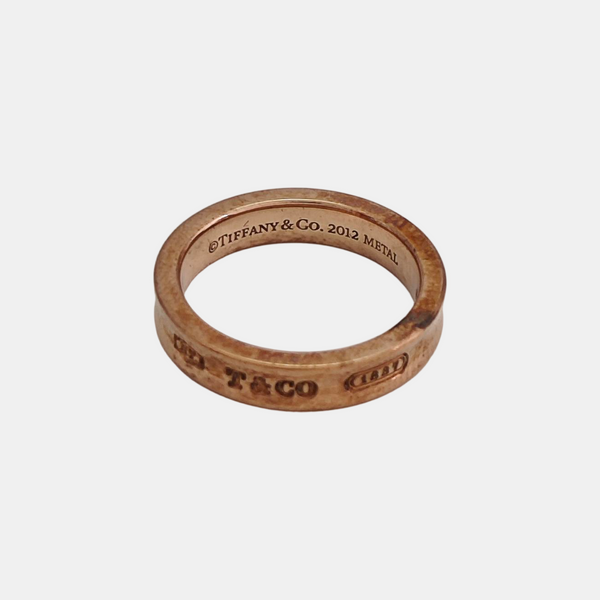 Anillo Tiffany 1837 de oro rosa de metal talla EU 49
