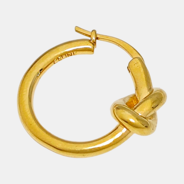 KNOT Brass Gold Earrings