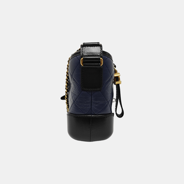 Authenticated pre-owned GABRIELLE Small Quilted Calfskin Blue - Shoulder Bag at Looply