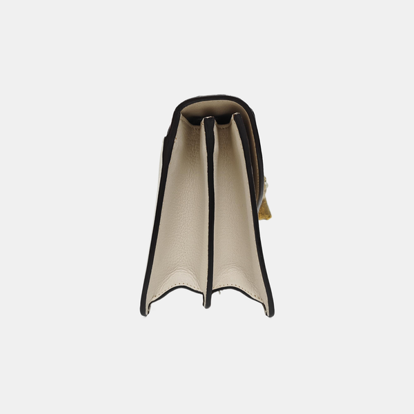 Calfskin Shoulder Bag White