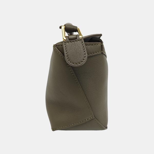 Puzzle Mini Calfskin Green