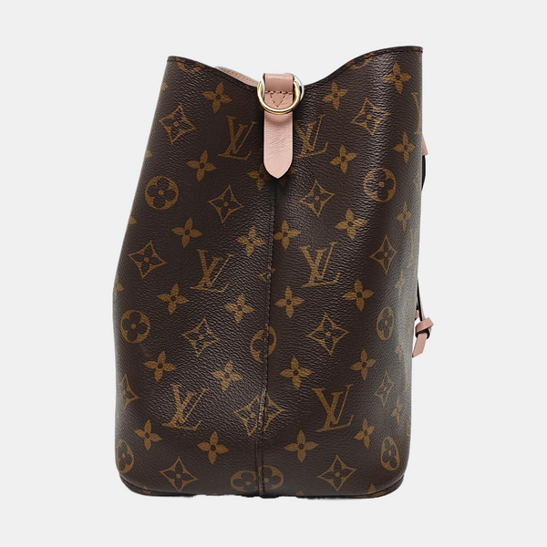 NÉONOÉ MM Monogram Coated Canvas Brown