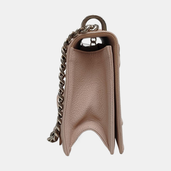 Diorama Medium Cannage Calfskin Red