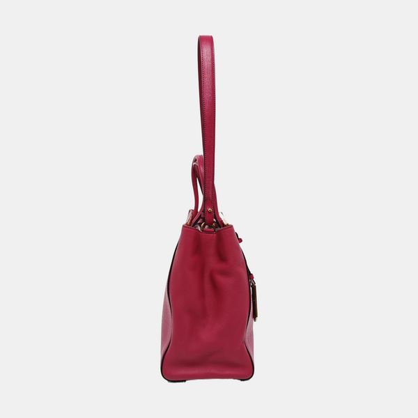 2 Jours Medium Calfskin Purple
