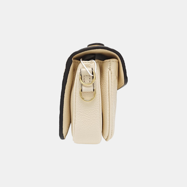 MÉTIS EAST WEST Monogram Calfskin Beige