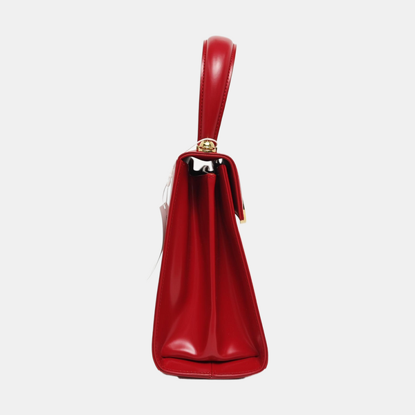Kelly Small Calfskin Red