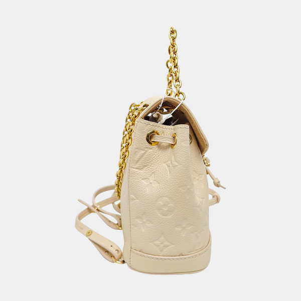 NOÉ Mini Monogram Calfskin Beige