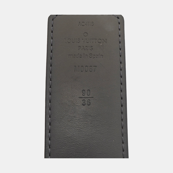 Coated Canvas Belt Black