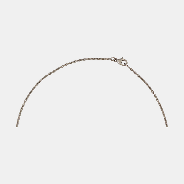 Pop H Metal Silver Necklace