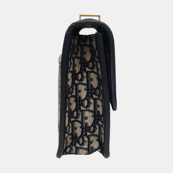 30 Montaigne Oblique Canvas Blue