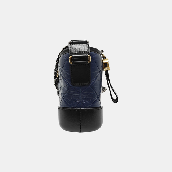 GABRIELLE Small Quilted Calfskin Blue