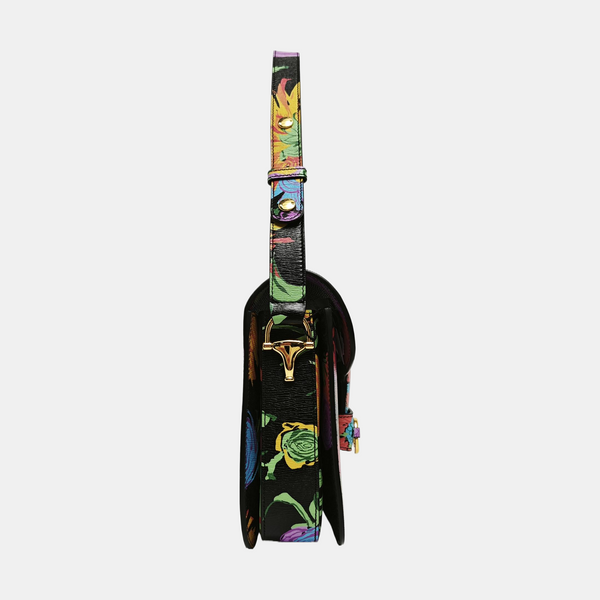 Authenticated pre-owned Horsebit 1955 Small Calfskin Multicolor - Top Handle Bag at Looply