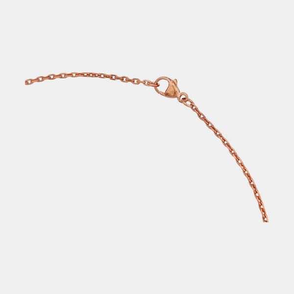 Pop H Metal Rose Gold Necklace