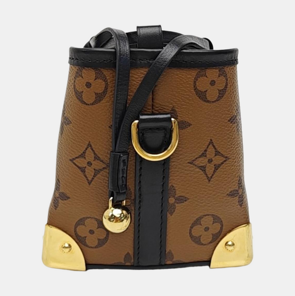 NOÉ PURSE LV CHARMS Monogram Coated Canvas Brown