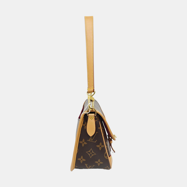 DIANE Monogram Coated Canvas Brown