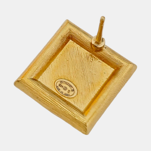 Metal Gold Stud Earrings