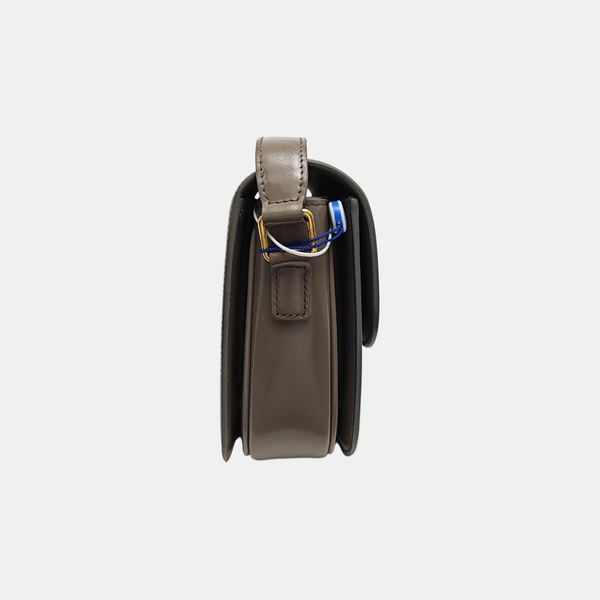 TRIOMPHE Small Calfskin Gray