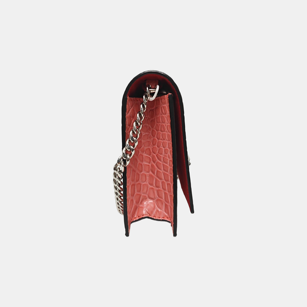 Calfskin Shoulder Bag Pink
