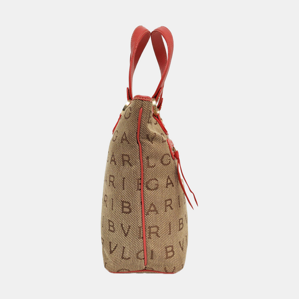 Fabric Tote Bag Brown