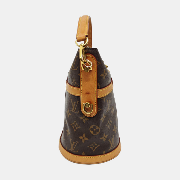 DUFFLE Monogram Coated Canvas Brown