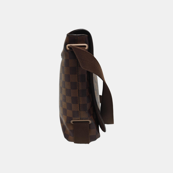 BROOKLYN Damier Ebene Coated Canvas Brown