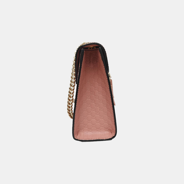 Emily Chain Monogram Calfskin Pink