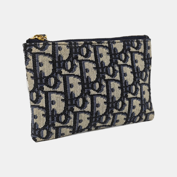 Oblique Canvas Wallet Blue