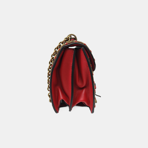 Calfskin Shoulder Bag Red