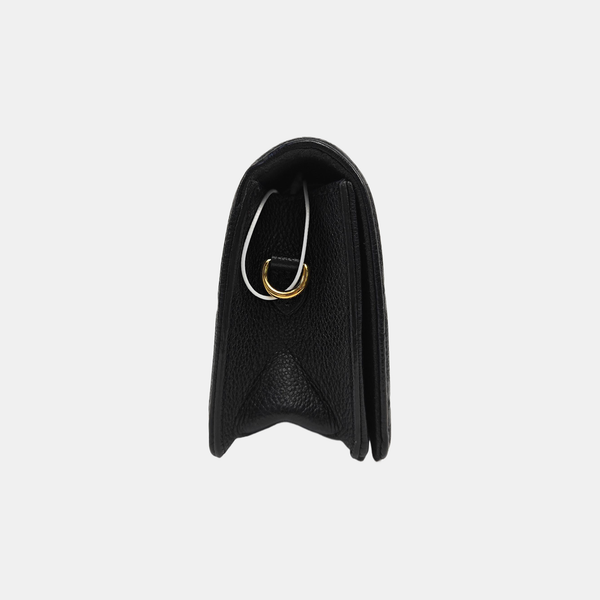 Lily Monogram Calfskin Black