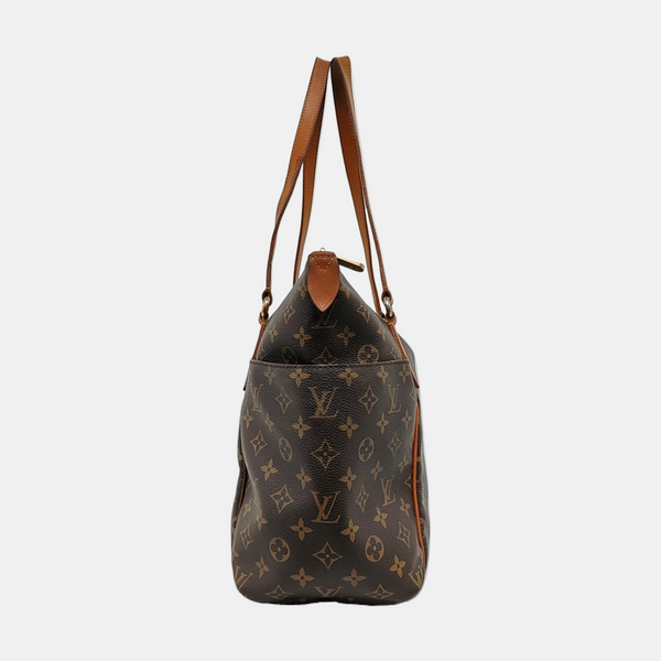 TOTALLY MM Monogram Coated Canvas Brown