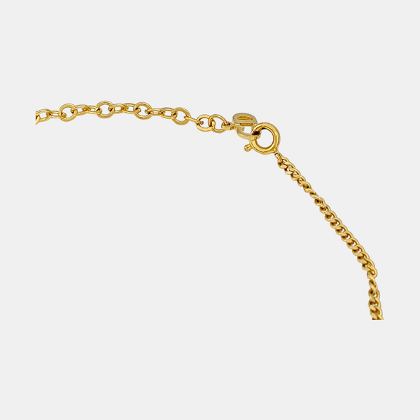 Petit CD Metal Gold Necklace