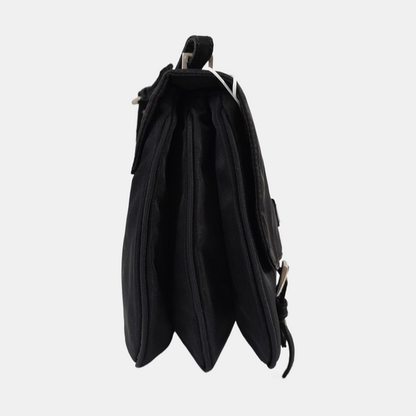 Nylon Shoulder Bag Black