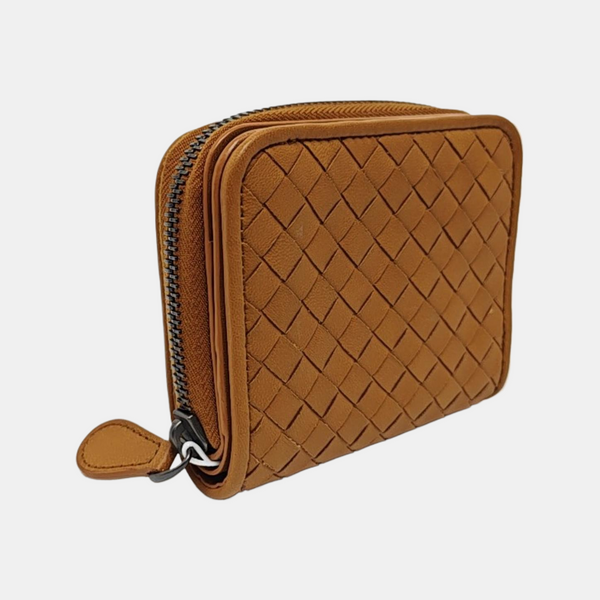 Lambskin Card Holder Brown