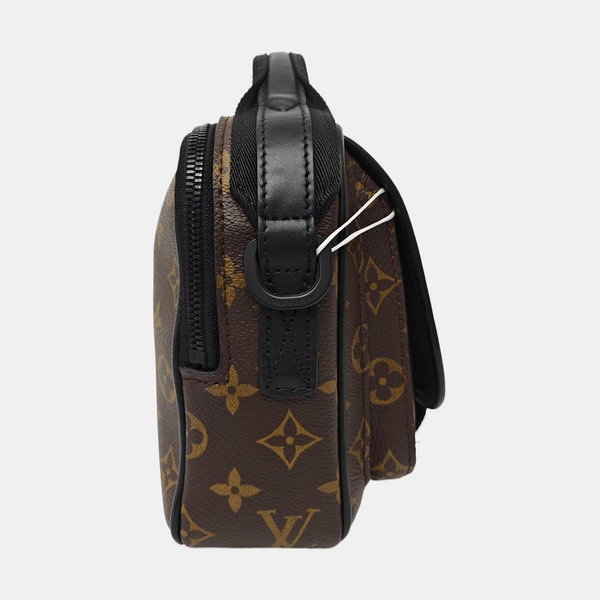 QUEST Monogram Coated Canvas Brown