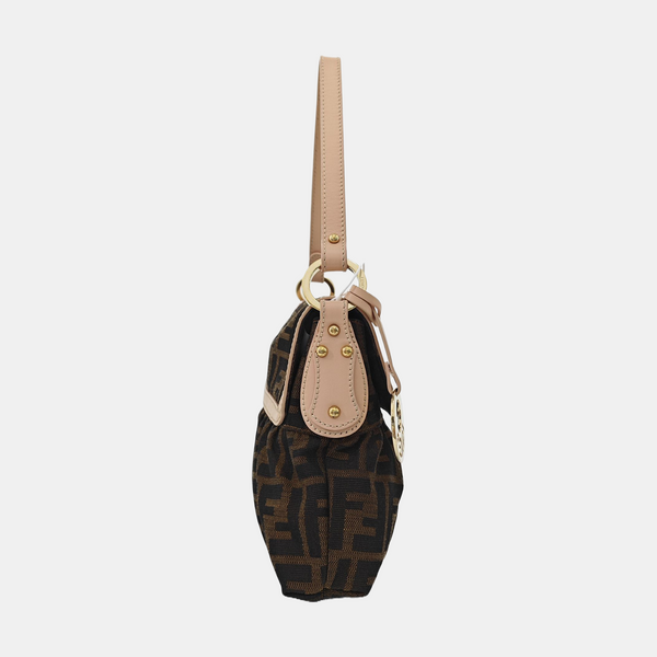 Canvas Top Handle Bag Brown