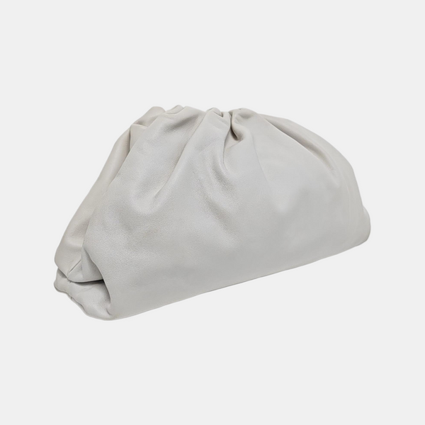 The Pouch Large Calfskin White