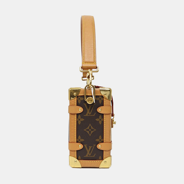 SIDE TRUNK MM Monogram Coated Canvas Brown