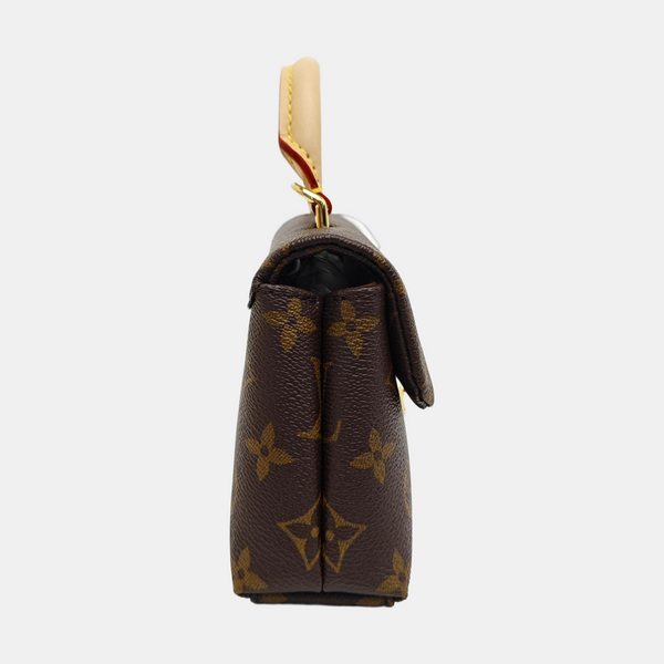 MADELEINE Monogram Coated Canvas Brown