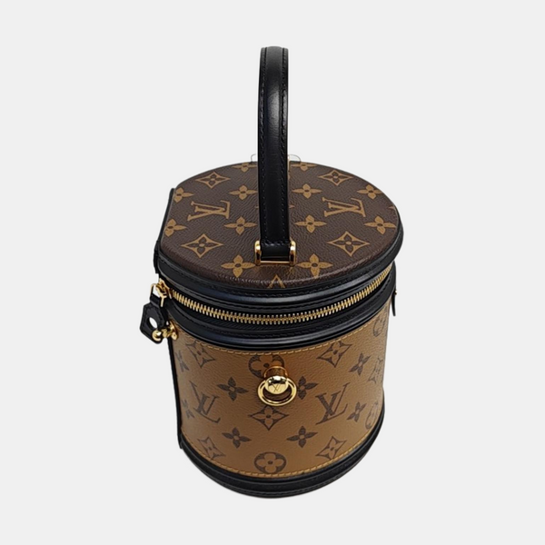 CANNES PM Monogram Coated Canvas Brown