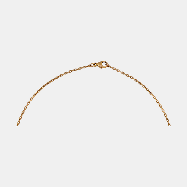 Pop H Metal Rose Gold Necklace