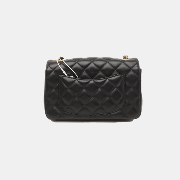 CLASSIC FLAP Mini Quilted Lambskin Black